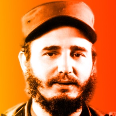 Fidel Castros & Ches Cuba Party © Wikipedia, Bearb. Frau Hedi